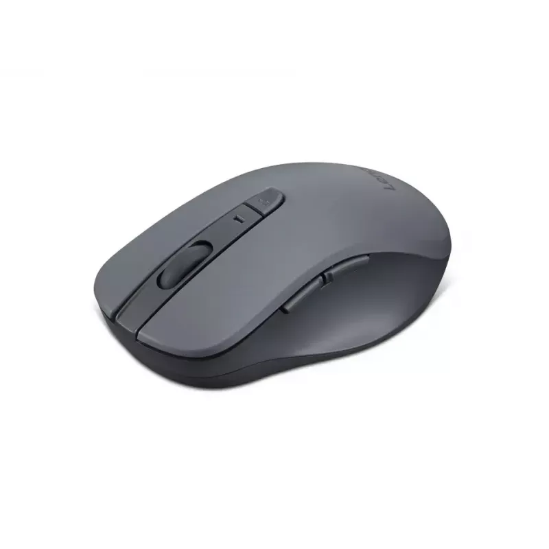 Ratón inalámbrico ambidiestro Lenovo WL310 Office – Bluetooth, óptico 1200 DPI, 6 botones, rueda, gris, a pilas