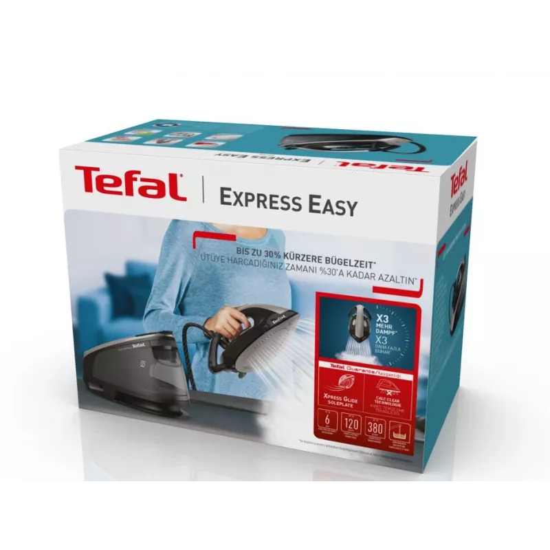 Hervidor de agua Tefal Express Easy SV6140 2200 W 1,7 L negro, gris