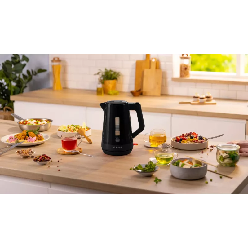 Hervidor de agua Bosch TWK1M123 1,7 L 2400 W negro