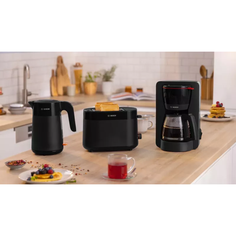 Tostadora Bosch TAT2M123 6 2 rebanadas 950 W negra