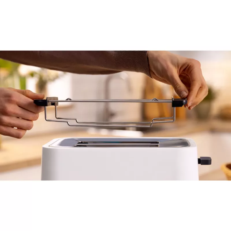 Bosch MyMoment TAT3M121 tostadora compacta, 2 ranuras, 950 W, blanca
