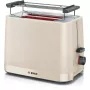 Tostadora Bosch Compact TAT3M127 – 2 ranuras beige carcasa de plástico, diseño compacto