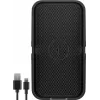 Goobay 60471 cargador rápido inalámbrico para coche, 15 W, negro