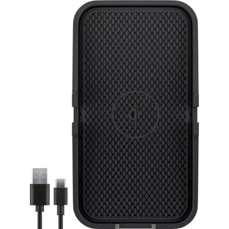 Goobay 60471 cargador rápido inalámbrico para coche, 15 W, negro