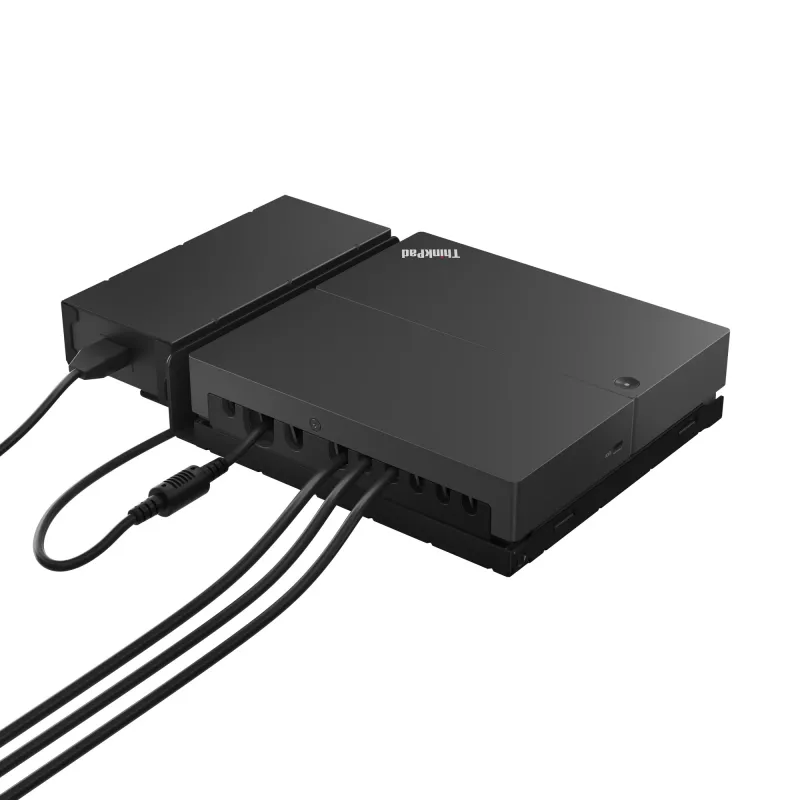 Lenovo ThinkSmart SmartDock USB 3.2 Gen 2 (3.1 Gen 2) Type-C con cable negro