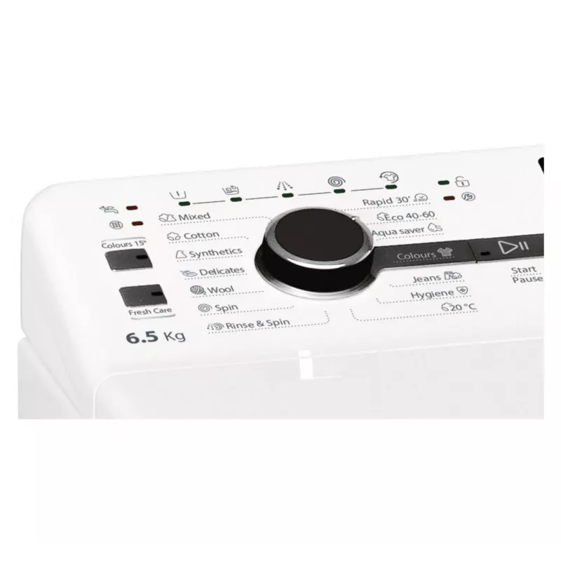 Whirlpool TDLRB 65242BS EU/N Lavadora de carga superior 6,5 kg 1151 rpm Blanco