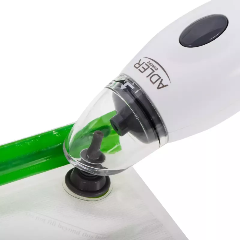 Adler AD 4515 set de extracción de aire al vacío para alimentos, blanco