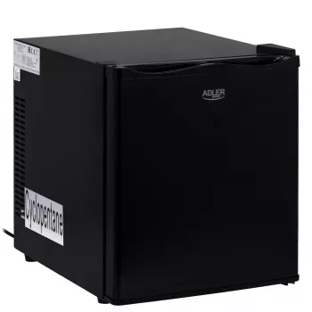 Nevera termoeléctrica Adler AD 8089 28 L — portátil negra, 65 W, 35 dB, luz LED