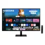 Monitor Samsung M50D de 27 pulgadas — 27 pulgadas Full HD (1920×1080), VA LED, 4 ms, ángulo de visión de 178°, altavoces integrados, hub USB, VESA, negro