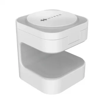 Targus HJ3320WHGL Cargador móvil para auriculares, smartphone, smartwatch blanco USB carga inalámbrica función de carga rápida uso en interiores