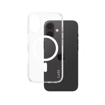 Funda PanzerGlass CARE™ by ® Urban Combat transparente con MagSafe blanco iPhone 16