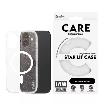 Funda PanzerGlass CARE™ by ® Urban Combat Case Star Lit w. White MagSafe iPhone 16