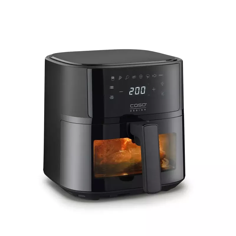 Freidora de aire Caso Designer freidora de aire 6.0 — 1700 W, capacidad 6 L, negra