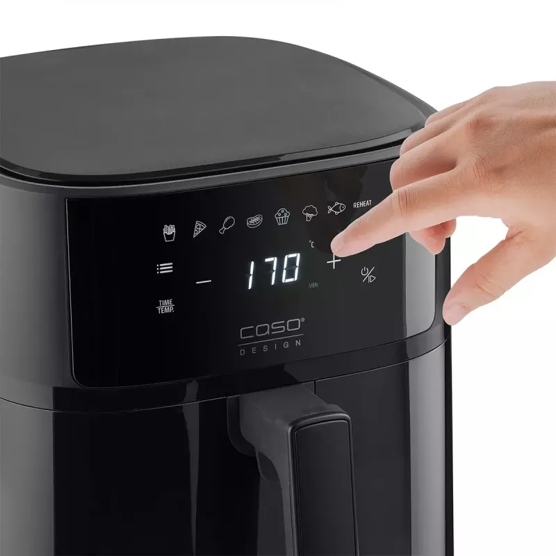 Freidora de aire Caso Designer freidora de aire 6.0 — 1700 W, capacidad 6 L, negra