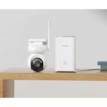 Reolink Atlas B660 8MP 4K Wi-Fi 6 Cámara de vigilancia giratoria e inclinable con batería/solar, blanco (BWPT4K07W)
