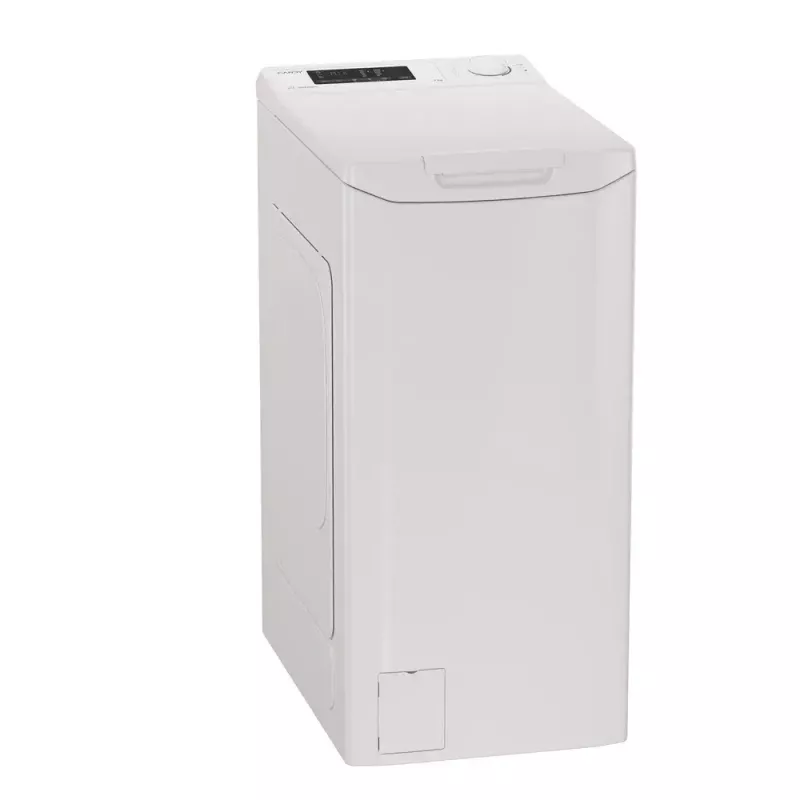 Lavadora CANDY TCA273D3-S carga superior 7 kg, 1200 rpm, clase energética C, blanca