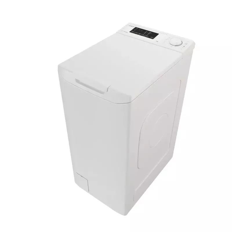 Lavadora CANDY TCA273D3-S carga superior 7 kg, 1200 rpm, clase energética C, blanca