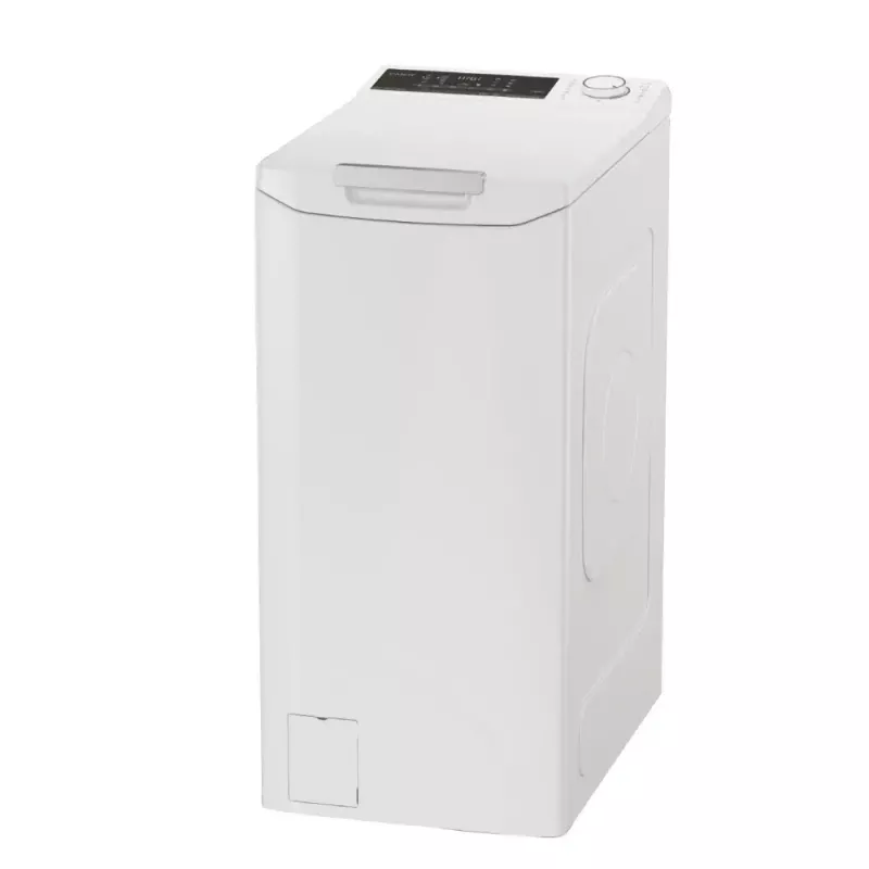 Lavadora de carga superior CANDY TCA284TM5-S — 8 kg, 1200 rpm, clase de eficiencia energética A, 410×600×860 mm, blanca