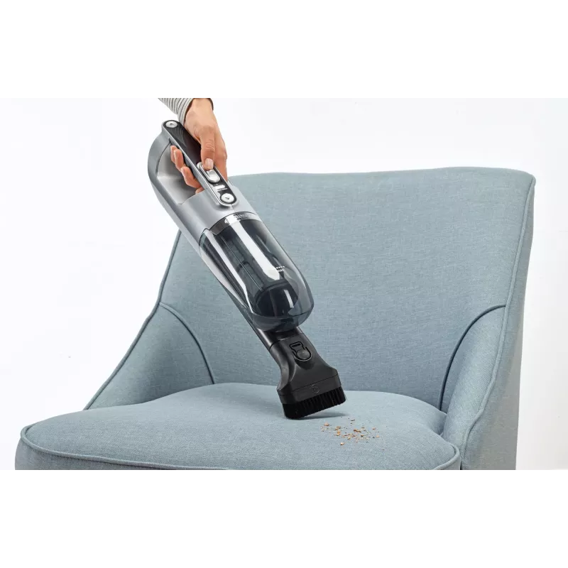 Aspirador escoba Bosch BCH3P210 2 en 1, limpieza en seco, depósito de polvo 0,4 L, inalámbrico + con cable, gris/negro, 3 kg
