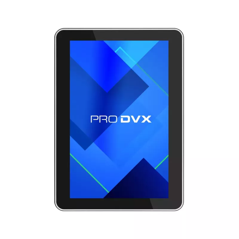 ProDVX IPPC-10SLB Panel PC, pantalla táctil de 10,1 pulgadas, 1280 x 800, 500 cd/m², Windows 10 IoT LTSC, VESA 75x75, negro