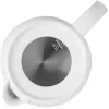Hervidor eléctrico Adler AD 1304 — 1 L, 1200 W, carcasa de cerámica, tapa abatible, base giratoria 360°, blanco