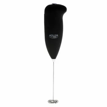 Espumador de leche eléctrico de mano Adler AD 4491 batidor de acero inoxidable negro