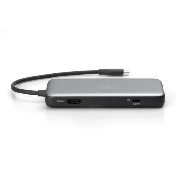 Docking station USB-C DIGITUS, 7 puertos - HDMI / 2x USB-A 3.2 Gen 2 / GbE / SD / MicroSD - 100W USB Power Delivery