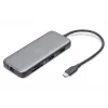 Docking station USB-C DIGITUS, 7 puertos - HDMI / 2x USB-A 3.2 Gen 2 / GbE / SD / MicroSD - 100W USB Power Delivery