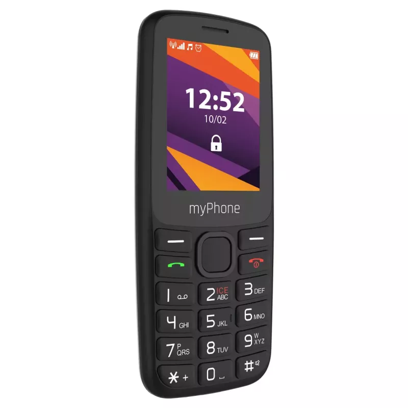 Teléfono móvil MYPHONE 6410 LTE | 2,4 pulgadas TFT | Negro
