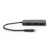 Digitus DS-45334 hub de vídeo MST de 3 puertos, USB-C a 3x DisplayPort, negro