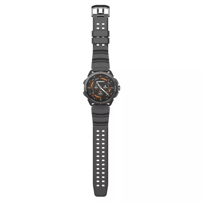 Smartwatch Hammer Hammer Watch 2 Negro — 1,5 inch AMOLED, GPS, resistente al agua, frecuencia cardíaca, seguimiento de actividad física