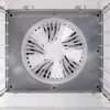 Deshidratador de alimentos Adler AD 6660, 600 W, 6 bandejas, termostato regulable, acero, diseño plegable