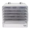 Deshidratador de alimentos Adler AD 6660, 600 W, 6 bandejas, termostato regulable, acero, diseño plegable