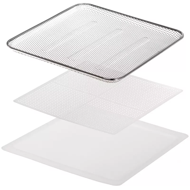 Deshidratador de alimentos Adler AD 6660, 600 W, 6 bandejas, termostato regulable, acero, diseño plegable