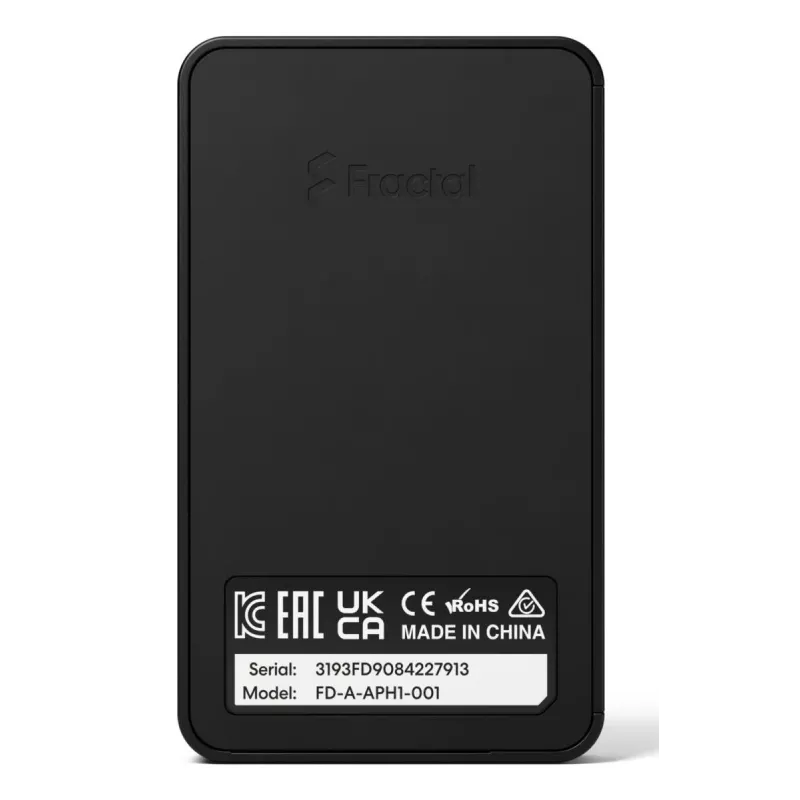 Fractal Design FD-A-APH1-001 controlador de ventiladores de 4 pines, negro