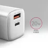Cargador para dispositivos móviles Axagon ACU-PQ20W universal blanco