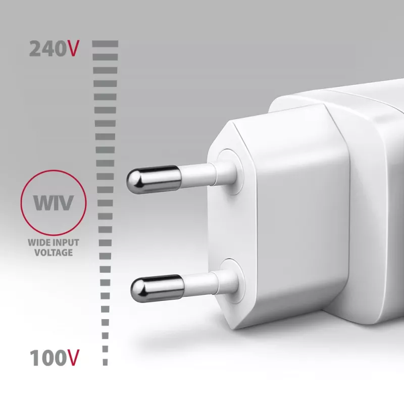 Cargador para dispositivos móviles Axagon ACU-PQ20W universal blanco