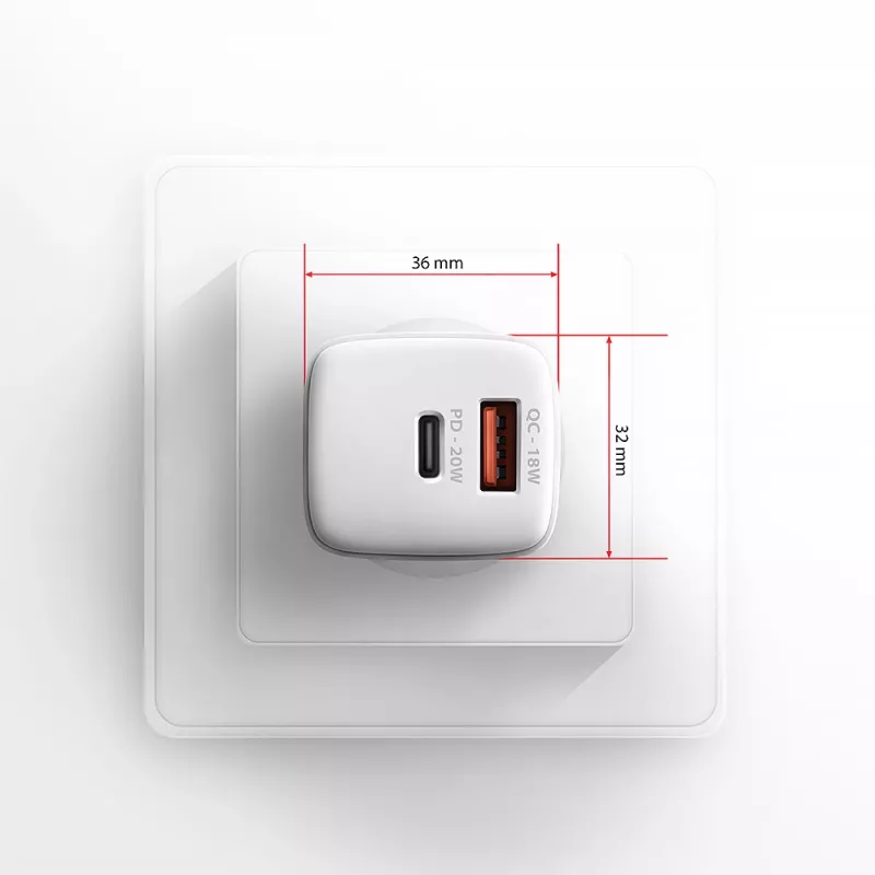Cargador para dispositivos móviles Axagon ACU-PQ20W universal blanco