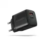 Cargador de pared Axagon ACU-PQ30 PD3.0 y QC4+ 2 salidas 30W