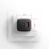 Cargador de pared Axagon ACU-PQ30 PD3.0 y QC4+ 2 salidas 30W