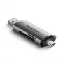 Lector de tarjetas Axagon CRE-SAC SuperSpeed USB-C+USB-A 5 Gbit/s