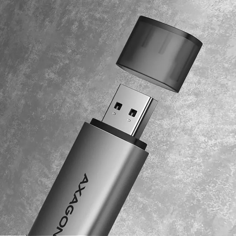 Lector de tarjetas Axagon CRE-SAC SuperSpeed USB-C+USB-A 5 Gbit/s