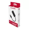 Hub mini Axagon HUE-M1A 4x USB 3.2 Gen 1, metal, cable USB-A de 20 cm
