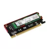 Adaptador Axagon PCEM2-S PCIe x16 - ranura M.2 NVMe M-Key, con disipador de aluminio pasivo
