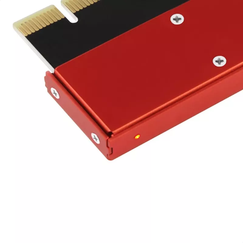 Adaptador Axagon PCEM2-S PCIe x16 - ranura M.2 NVMe M-Key, con disipador de aluminio pasivo