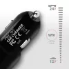 Cargador de coche automático Axagon PWC-5V5 SMART 24W, 2 puertos USB-A, 5V/2,4A + 5V/2,4A