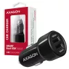 Cargador de coche automático Axagon PWC-5V5 SMART 24W, 2 puertos USB-A, 5V/2,4A + 5V/2,4A