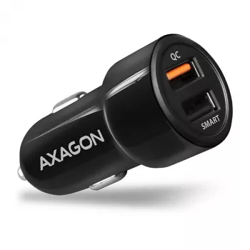 Cargador para dispositivos móviles móvil, smartphone, tablet, universal negro mechero de coche carga rápida coche Axagon PWC-QC5