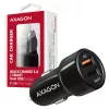 Cargador para dispositivos móviles móvil, smartphone, tablet, universal negro mechero de coche carga rápida coche Axagon PWC-QC5