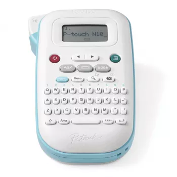 Impresora de etiquetas Brother PT-N10 transferencia térmica — ancho máx. 12 mm, velocidad de impresión 9 mm/s, LCD, a pilas